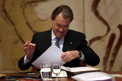 El presidente de la Generalitat en funciones, Artur Mas.