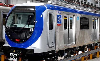 Metro CAF de Sao Paulo. 