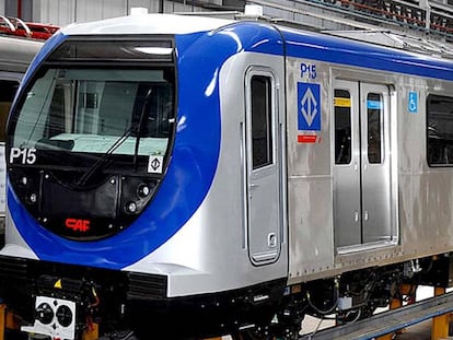 Metro CAF de Sao Paulo. 