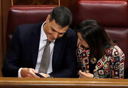 Pedro Sánchez y Margarita Robles