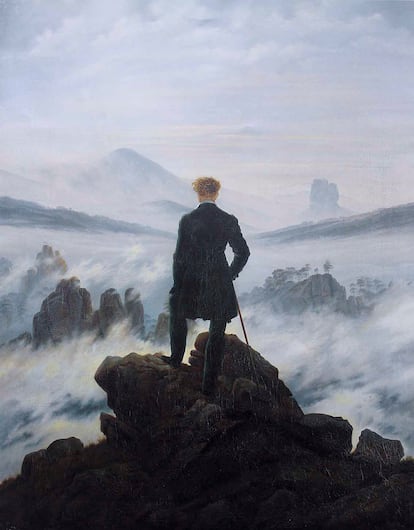 'El caminante sobre el mar de nubes' (1817), de Caspar David Friedrich.