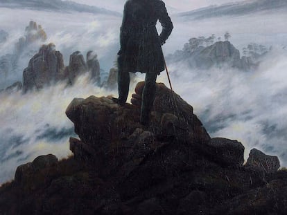 'El caminante sobre el mar de nubes' (1817), de Caspar David Friedrich.