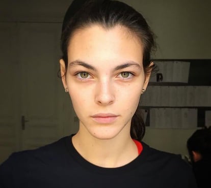 La modelo Vittoria Ceretti en una foto de su Instagram.