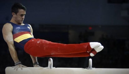 Jossimar Calvo, gimnasta colombiano. 