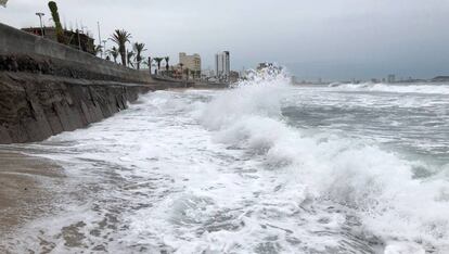 La ciudad de Mazatlan, en el estado mexicano de Sinaloa, antes de la llegada de Willa.