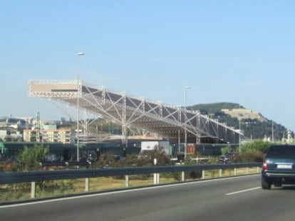 Imagen virtual de la pista de esqu&iacute; en la Zona Franca, en Barcelona.