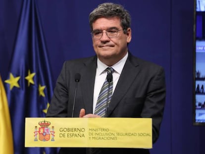 El ministro de Inclusión, Seguridad Social y Migraciones, José Luis Escrivá.