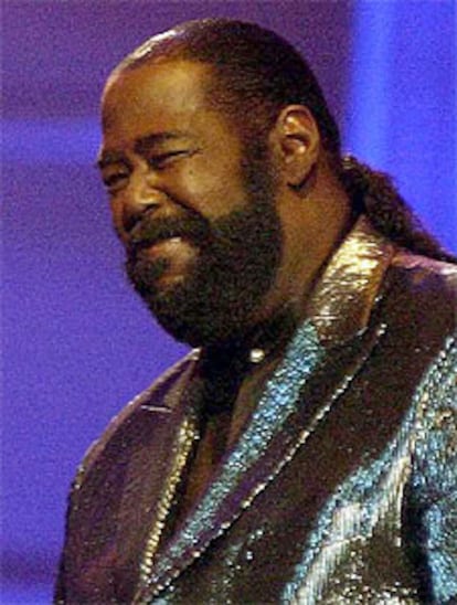 El cantante Barry White en una fotografía tomada en 2001.