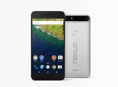 Cara frontal y posterior del Nexus 6P.