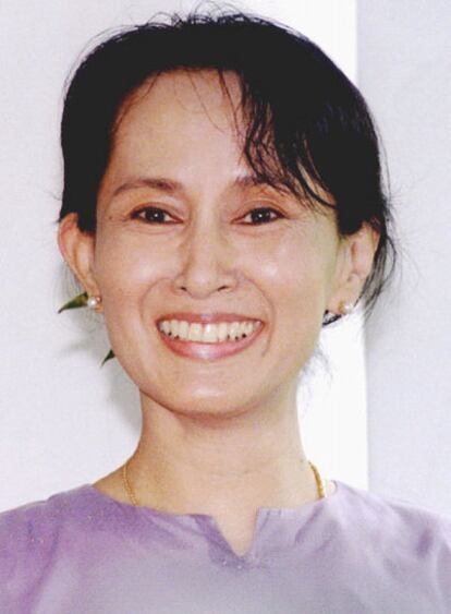 Aung San Suu Kyi.