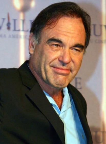 Oliver Stone durante la presentación de la película <i>World Trade Center</i> en La Mostra de Venecia