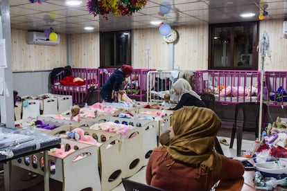 The children of ISIS fighters in a Kurdish hospital in northeastern Syria.