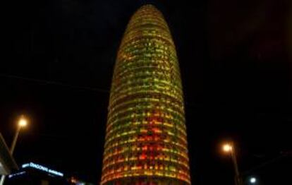 Imagen de la torre Agbar de Barcelona. EFE/Archivo