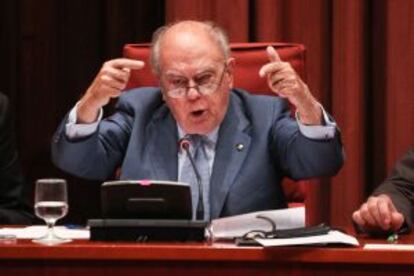 L'expresident català, Jordi Pujol, va comparèixer al Parlament el 26 de setembre.