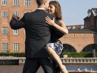 Tango en el puerto de Copenhague