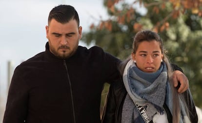 Los padres de Julen, José Roselló y Victoria García, este lunes en los juzgados de Málaga.