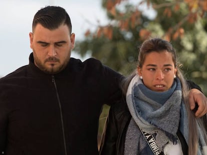 Los padres de Julen, José Roselló y Victoria García, este lunes en los juzgados de Málaga.