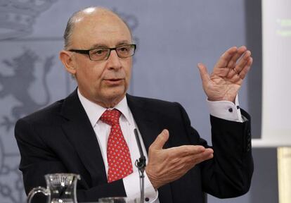 El ministro de Hacienda y Administraciones Públicas, Cristóbal Montoro
