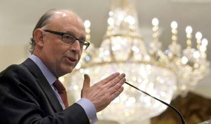 El ministro de Hacienda, Cristóbal Montoro