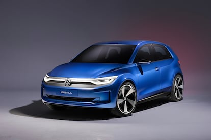 Imagen del prototipo ID. 2 all, el compacto eléctrico que Volkswagen hará en España.