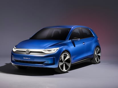 Imagen del prototipo ID. 2 all, el compacto eléctrico que Volkswagen hará en España.