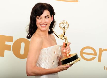 Primer Emmy para Julianna Margulies por The Good Wife. Era la favorita