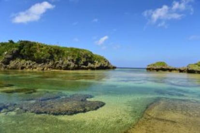 Playa de la isla de Iriomote, la última frontera (al sur) de Japón.