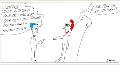 Viñeta de Peridis del 9 de abril de 2025