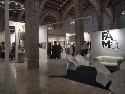 Imatge de la Fira d'Art Modern i Antic de Barcelona.
