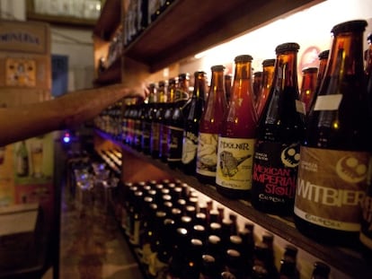 Una cervecer&iacute;a que distribuye marcas artesanales en el Distrito Federal (M&eacute;xico).