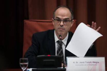 Jordi Turull, en un momento de su intervención.