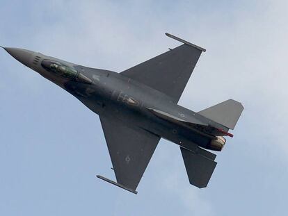 Un f-16 de la fuerza aérea norteaericana en una imagen de archivo.