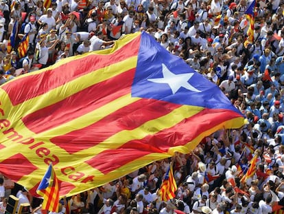 Manifestació de la Diada el 2015.