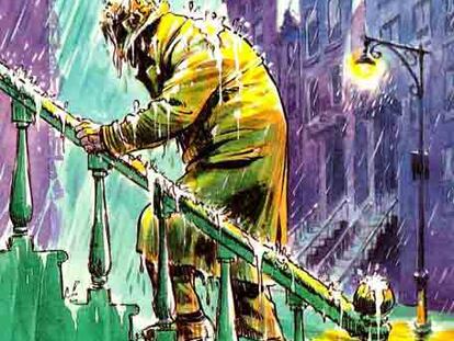 Viñeta de 'Contrato con Dios' (1978), de Will Eisner.