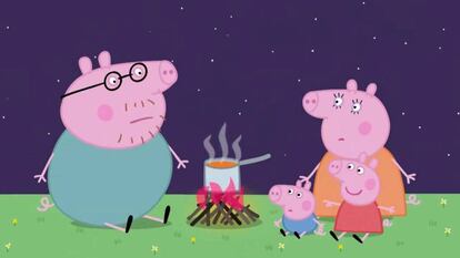 Animación de Peppa Pig, perteneciente a Entertainment One. 