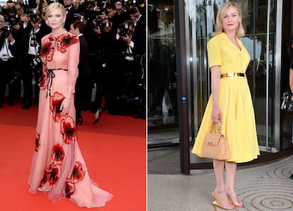 Kirsten Dunst

La actriz ha ido evolucionando desde los looks más edulcorados de sus comienzos hasta los más cool. No tiene miedo a los estampados (en la imagen, de Gucci) o a los escotazos (como el vestido de Valentino en los Globos de Oro). Fimas como Miu Miu o Bulgari han querido ficharla en sus campañas y ha aparecido varias veces en la portada de la edición estadounidense de Vogue.