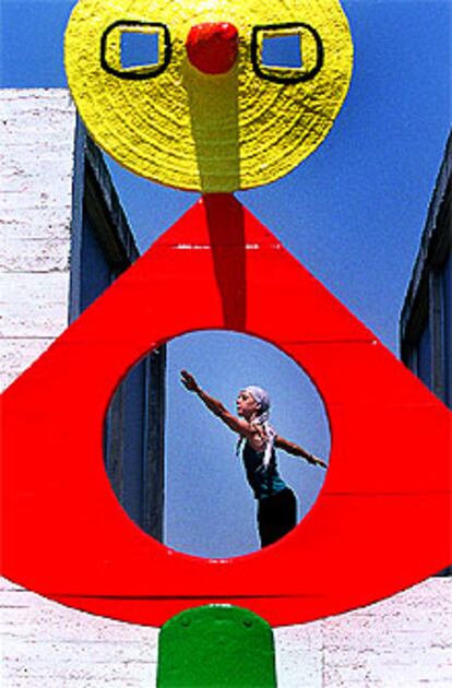 Una imagen de <b>Dies de Dansa,</b> ayer en la Fundación Miró de Barcelona.