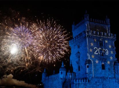 La Torre de Belem, protagonista de las celebraciones de la entrada en vigor del Tratado de Lisboa.