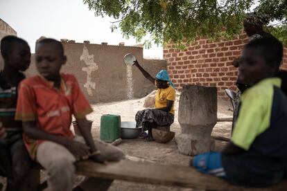 Según el Programa de las Naciones Unidas para el Desarrollo (PNUD), el karité proporciona empleo e ingresos para alrededor de tres millones de mujeres de la región del Sahel, que trabajan directa o indirectamente con la manteca de este producto.
