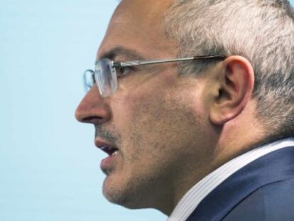 Mija&iacute;l Jodorkovski, el mi&eacute;rcoles en Washington. 