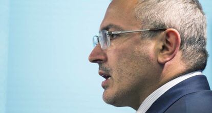 Mija&iacute;l Jodorkovski, el mi&eacute;rcoles en Washington. 