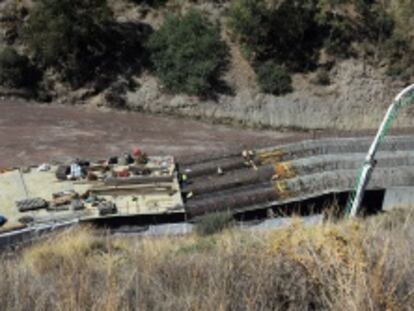 Construcci&oacute;n de un tramo de la A-7 en la provincia de Granada. 