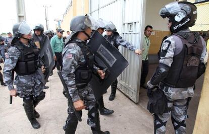 Policías entran en el complejo de Pedrinhas, en S?.