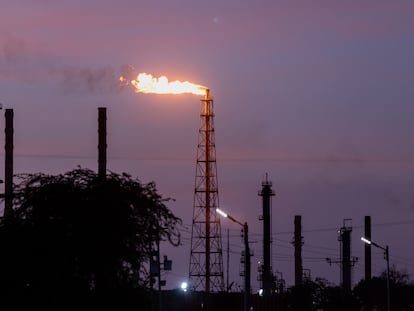 Una refinería en Punto Fijo (Venezuela), en agosto de 2023.