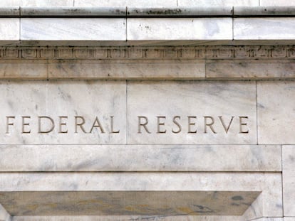 Fachada de la sede de la Reserva Federal, en Washington.