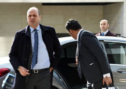 Angelino Alfano, ministro de Interior del Gobier de Matteo Renzi. 