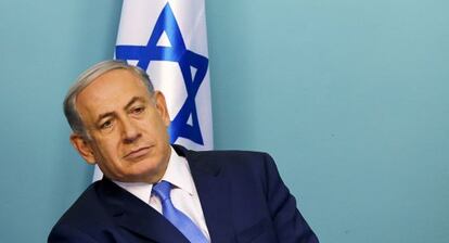 Benjamín Netanyahu, el pasado día 6 en un acto en Jerusalén.