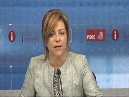 Elena Valenciano acusa al PP de "dar oxígeno a ETA"