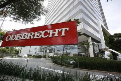 Sede de Odebrecht en S&atilde;o Paulo, en diciembre pasado.