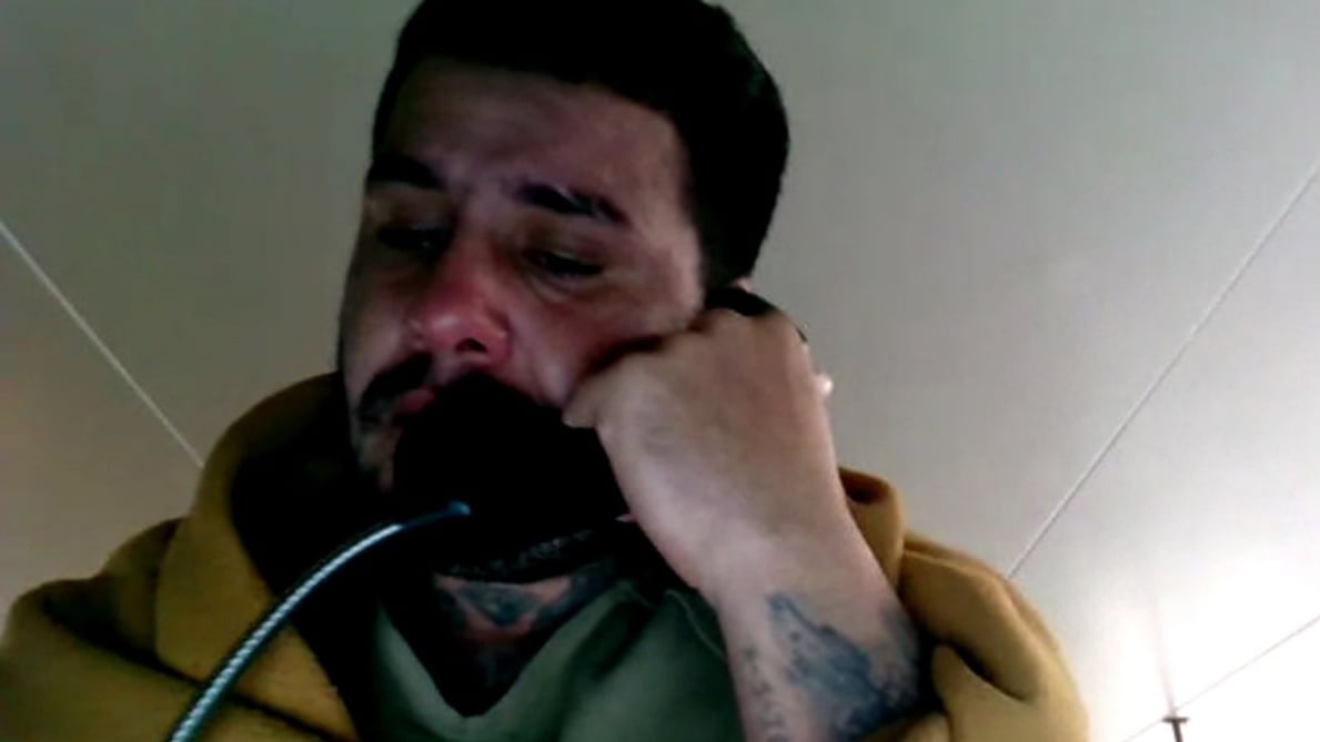 Juan Fernández-Ramos, migrante cubano detenido en un centro del ICE en Livingston (Texas), en julio de 2025.